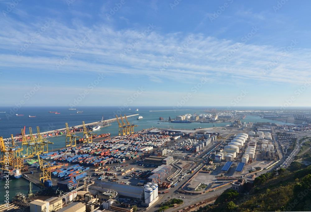Large cargo port in Europe Large cargo port in Europe