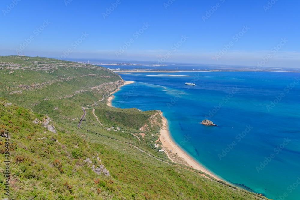 Fototapeta premium Parque natural da Arrábida em Setubal Portugal