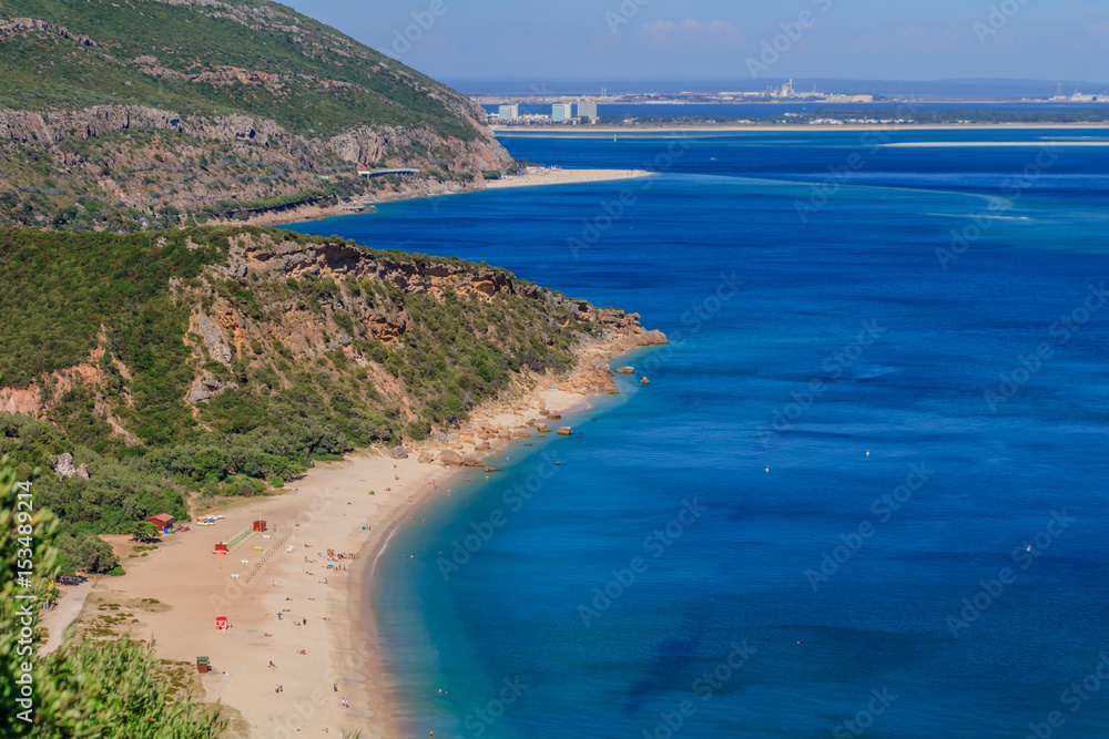 Fototapeta premium Park przyrody Arrábida w Setubal w Portugalii
