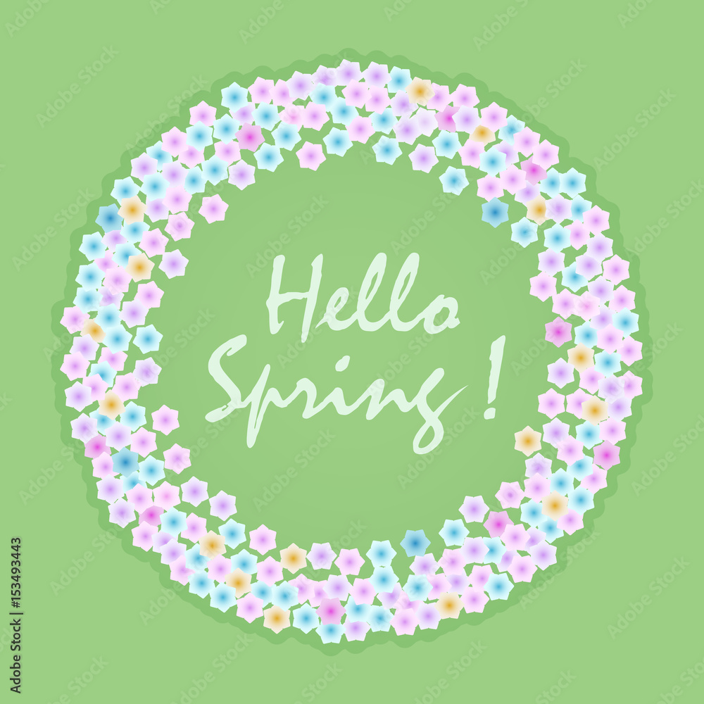 Hello spring card Hello spring card