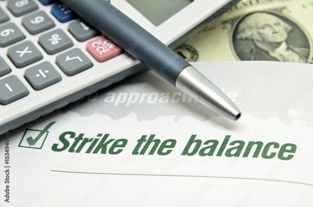 Fototapeta premium Strike the balance