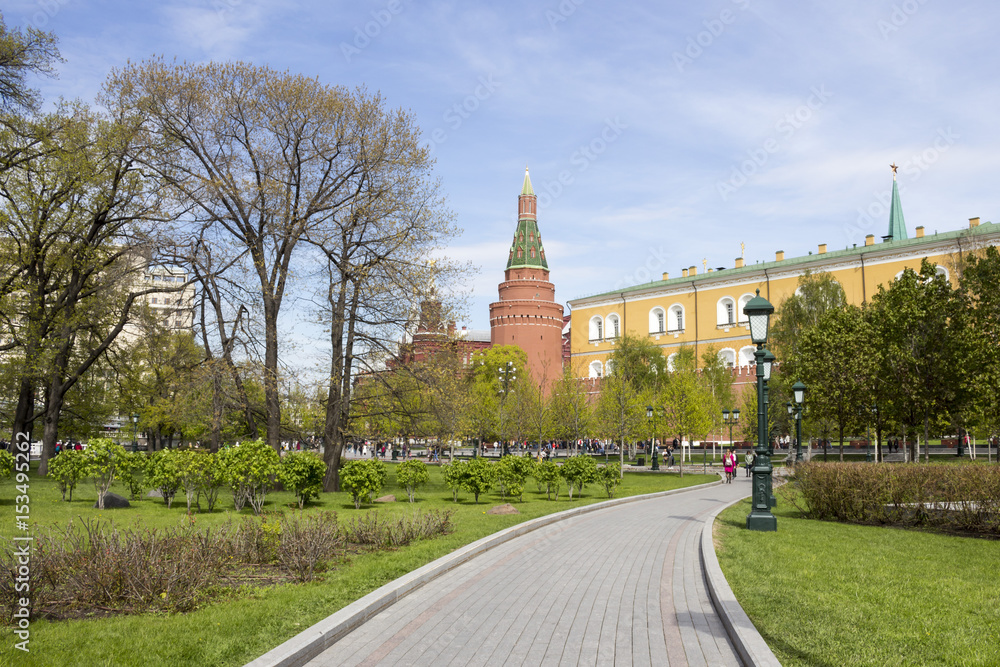 Obraz premium MOSCOW, RUSSIA: Alexander Garden (near the Kremlin)
