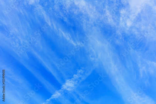 Beautiful white clouds and blue sky background © PK4289