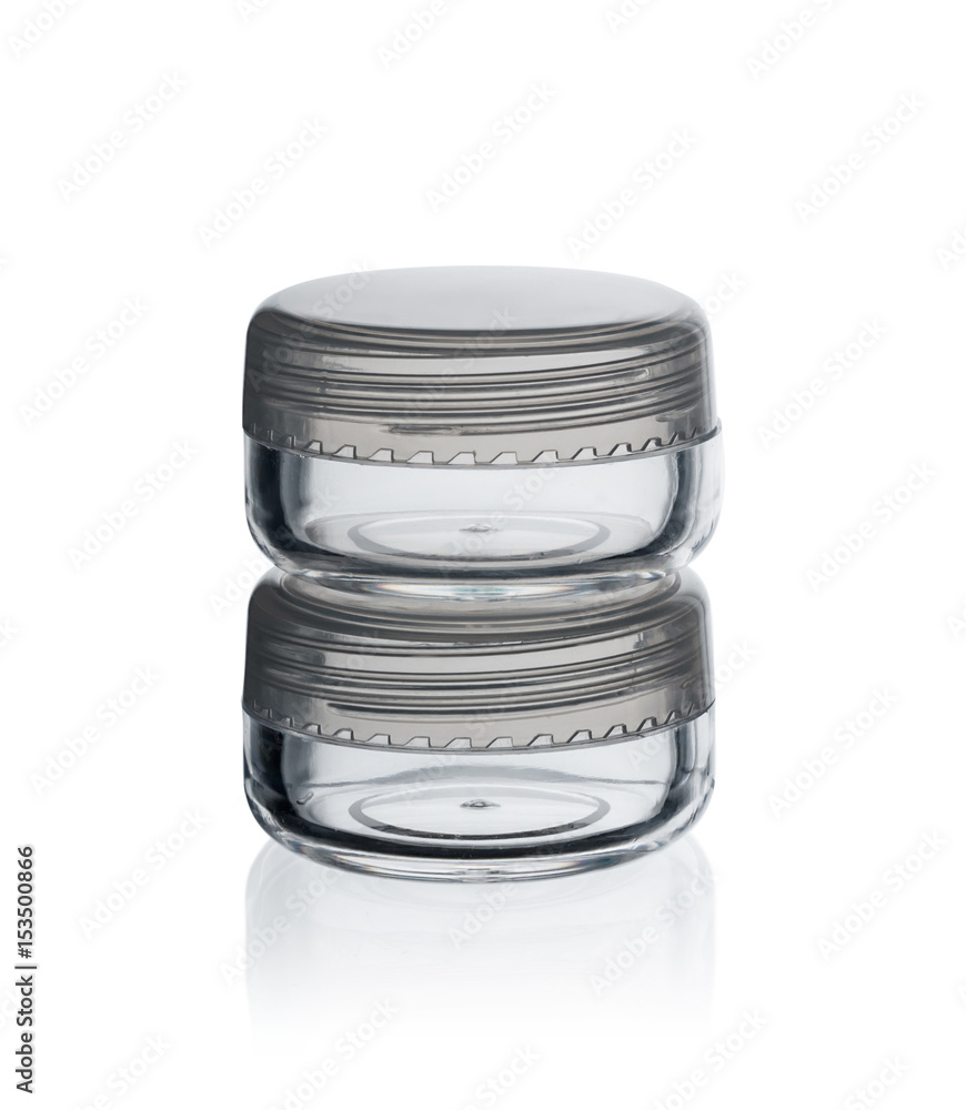 Obraz premium Plastic cream jar