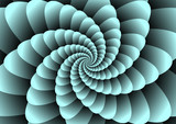 Abstract spiral illuzion
