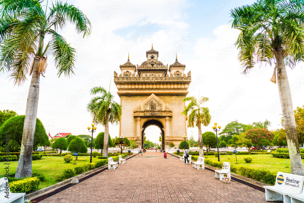 Patuxay Monument in Vientiane, Laos.