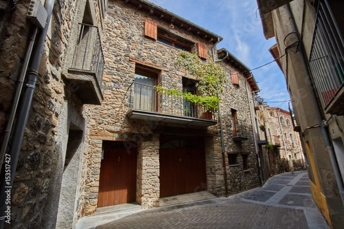 Fototapeta Naklejka Na Ścianę i Meble -  Castellfollit de la Roca village in Girona, Spain