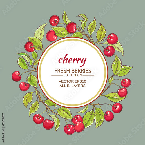cherry vector frame