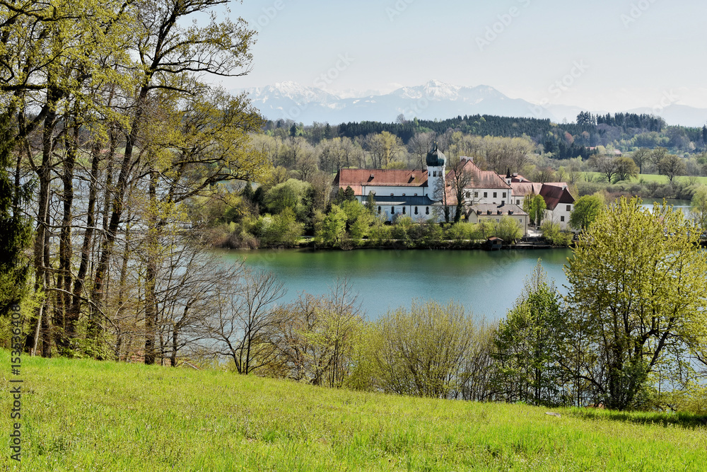 Fototapeta premium Seeoner See - Oberbayern