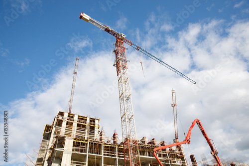 crane construction building
