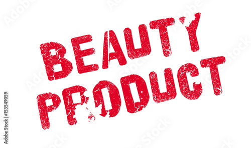Beauty Product rubber stamp. Grunge design with dust scratches. Effects can be easily removed for a clean, crisp look. Color is easily changed.