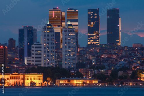 Photography Landscape of Istanbul at night