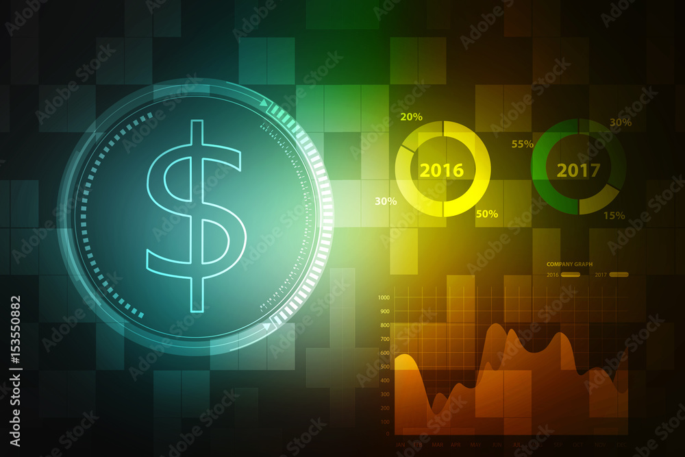 Stock market chart. Business graph background Stock market chart. Business graph background