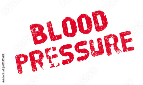 Blood Pressure rubber stamp. Grunge design with dust scratches. Effects can be easily removed for a clean, crisp look. Color is easily changed.