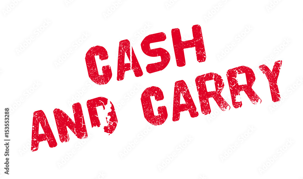 Cash And Carry rubber stamp. Grunge design with dust scratches. Effects can be easily removed for a clean, crisp look. Color is easily changed. Cash And Carry rubber stamp. Grunge design with dust scratches. Effects can be easily removed for a clean, crisp look. Color is easily changed.