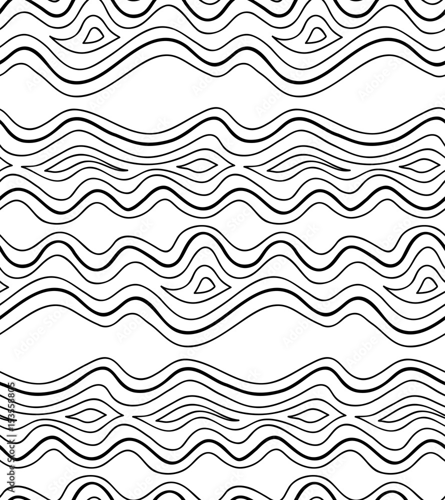 Vector floral background of drawn lines Vector floral background of drawn lines