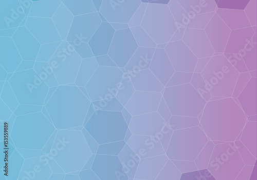 Colorful hexagon abstract background