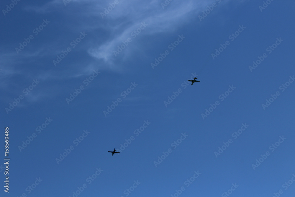 Obraz premium plane sky