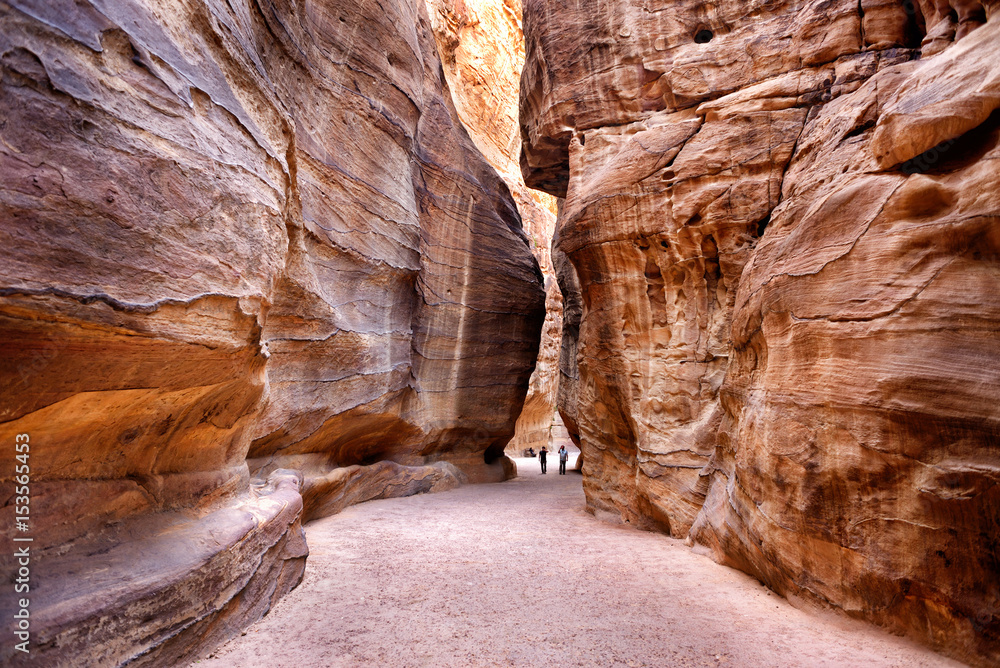 The Sig. Main entrance to the ancient city of Petra. Southern Jordan