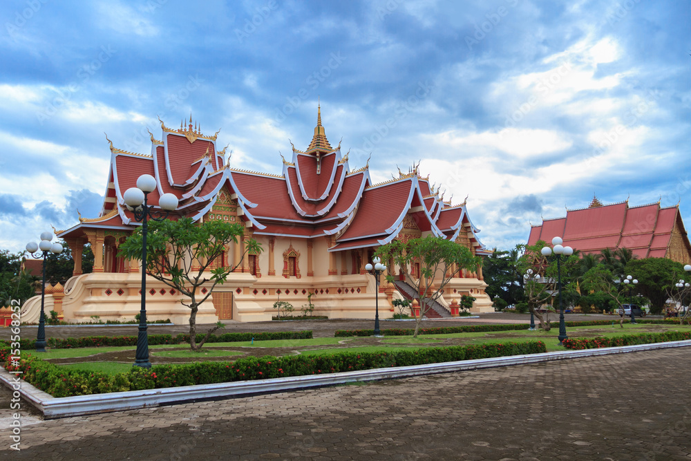 Fototapeta premium Wat Pha That Luang, Vientiane, Laos.