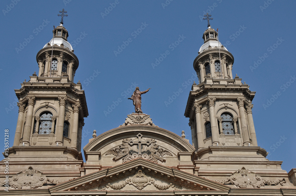 Santiago cathedral frontispiece