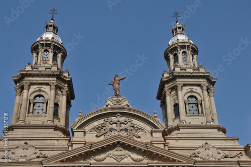 Fotótapéta Santiago cathedral frontispiece