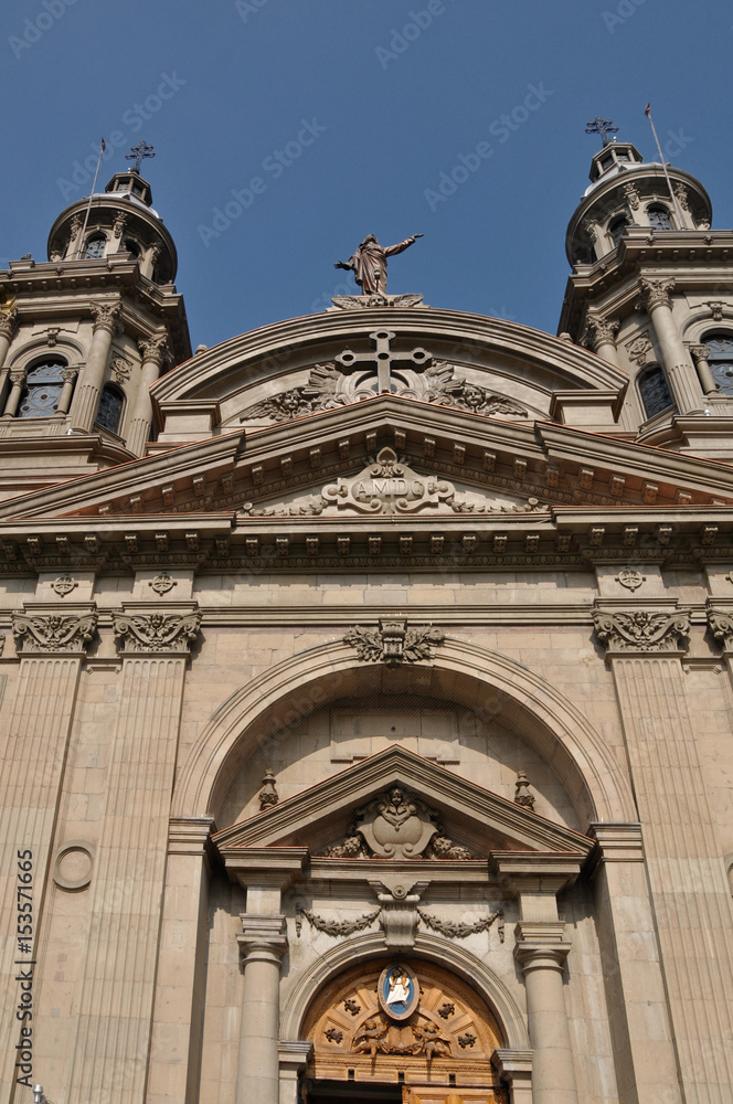 Santiago cathedral, Facade