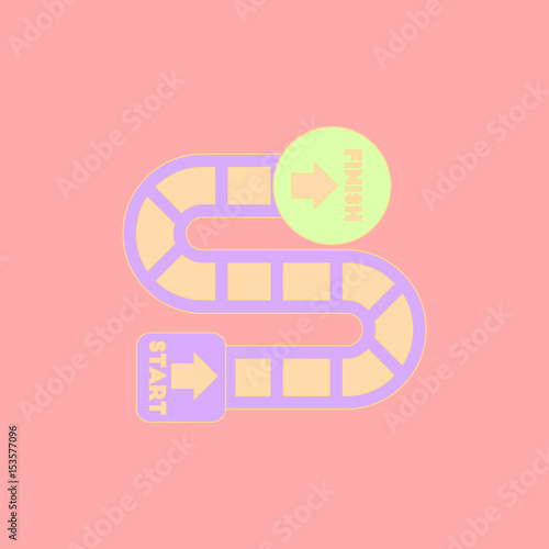 board game map, table game for kids