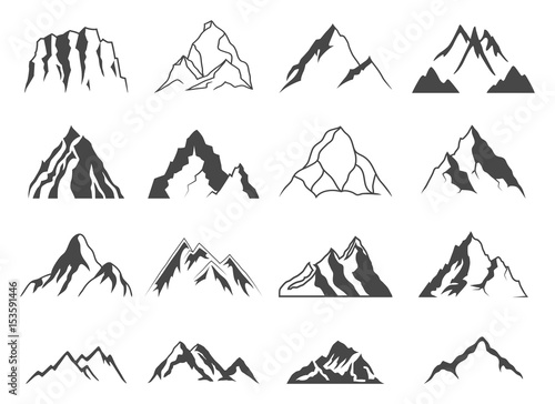 Mountain Shapes For Logos
