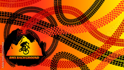 BMX Background Design