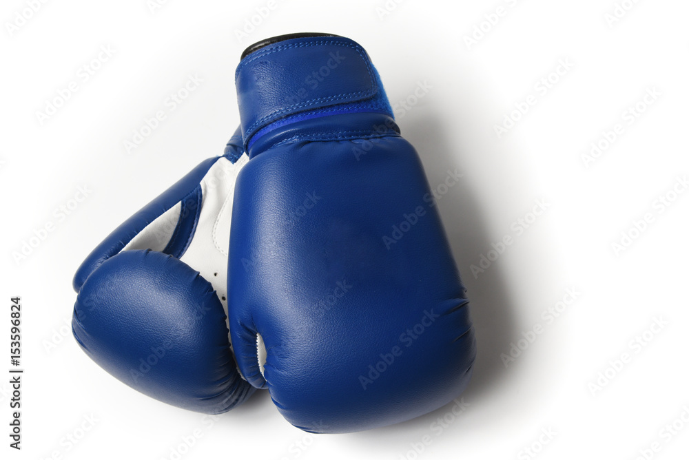 Boxing gloves blue