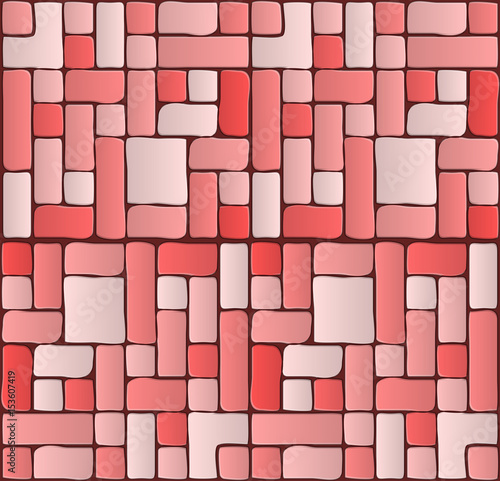 Masonry stone wall beautiful banner wallpaper design illustration
