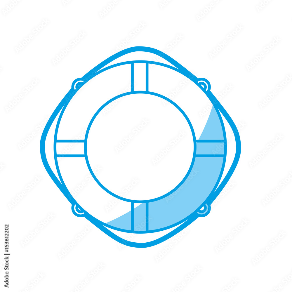 safety float icon over white background. vector illlustration safety float icon over white background. vector illlustration
