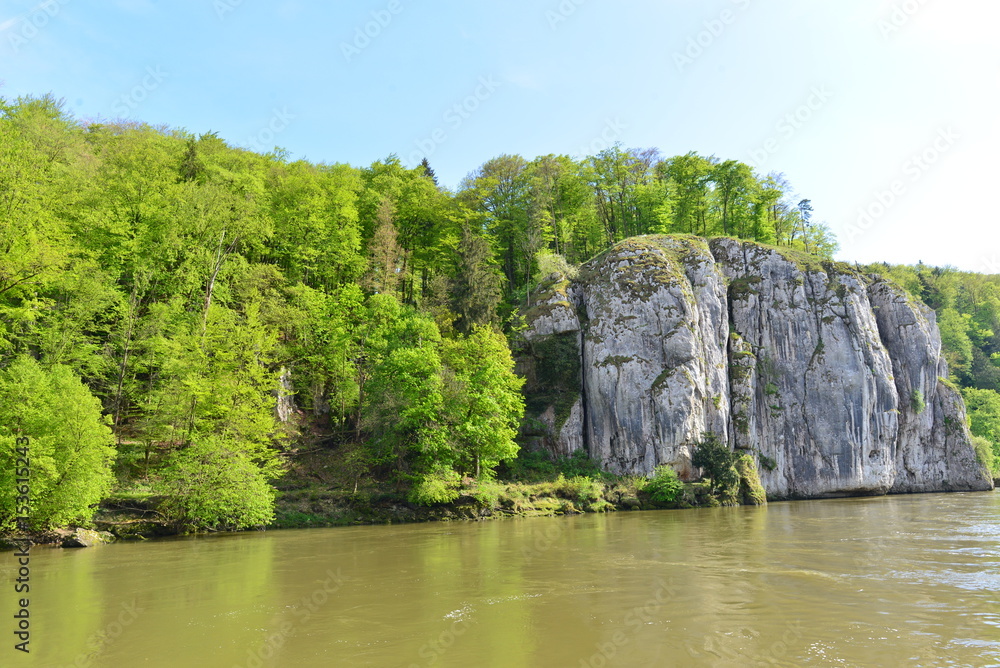 Donaudurchbruch bei Weltenburg in Niederbayern