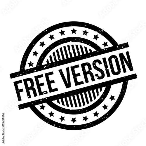 Free Version rubber stamp. Grunge design with dust scratches. Effects can be easily removed for a clean, crisp look. Color is easily changed.