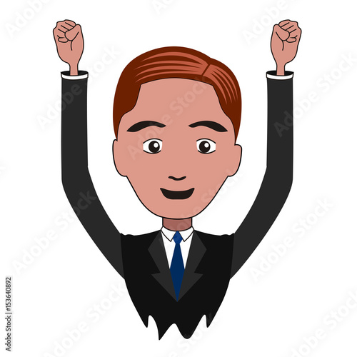 Isolated businessman illustration