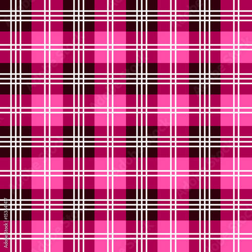Seamless and colorful tartan pattern with stripes and squares as a background or for clothing purposes - Eps10 vector graphics and illustration