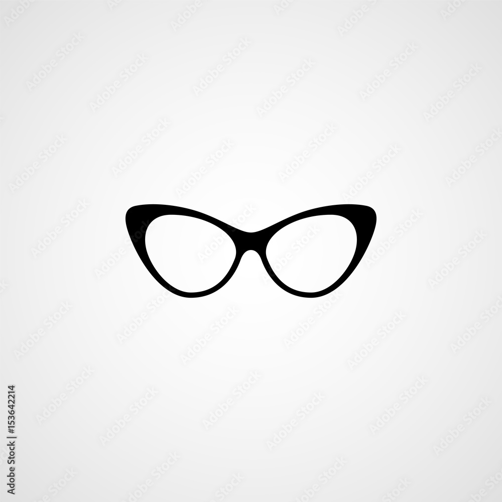 Glasses kitty icon Glasses kitty icon