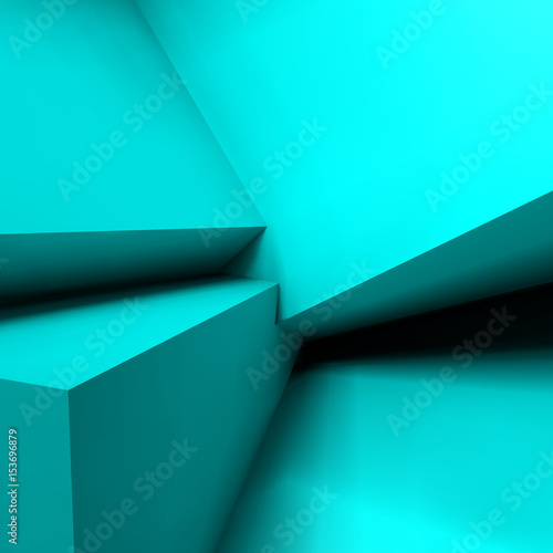 Abstract geometric background with overlapping cubes