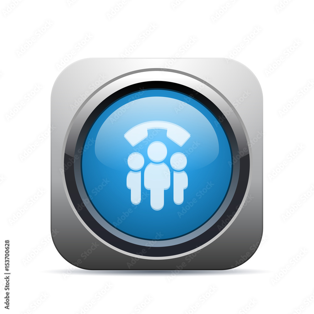 Square Push-Button - Vector Square Push-Button - Vector