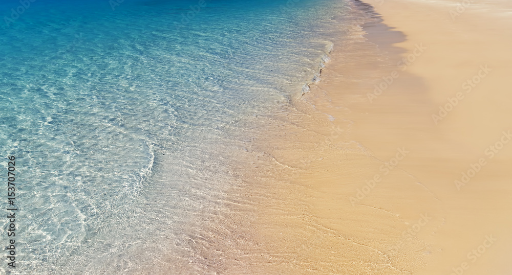 Shallow Sea water texture panoramic view