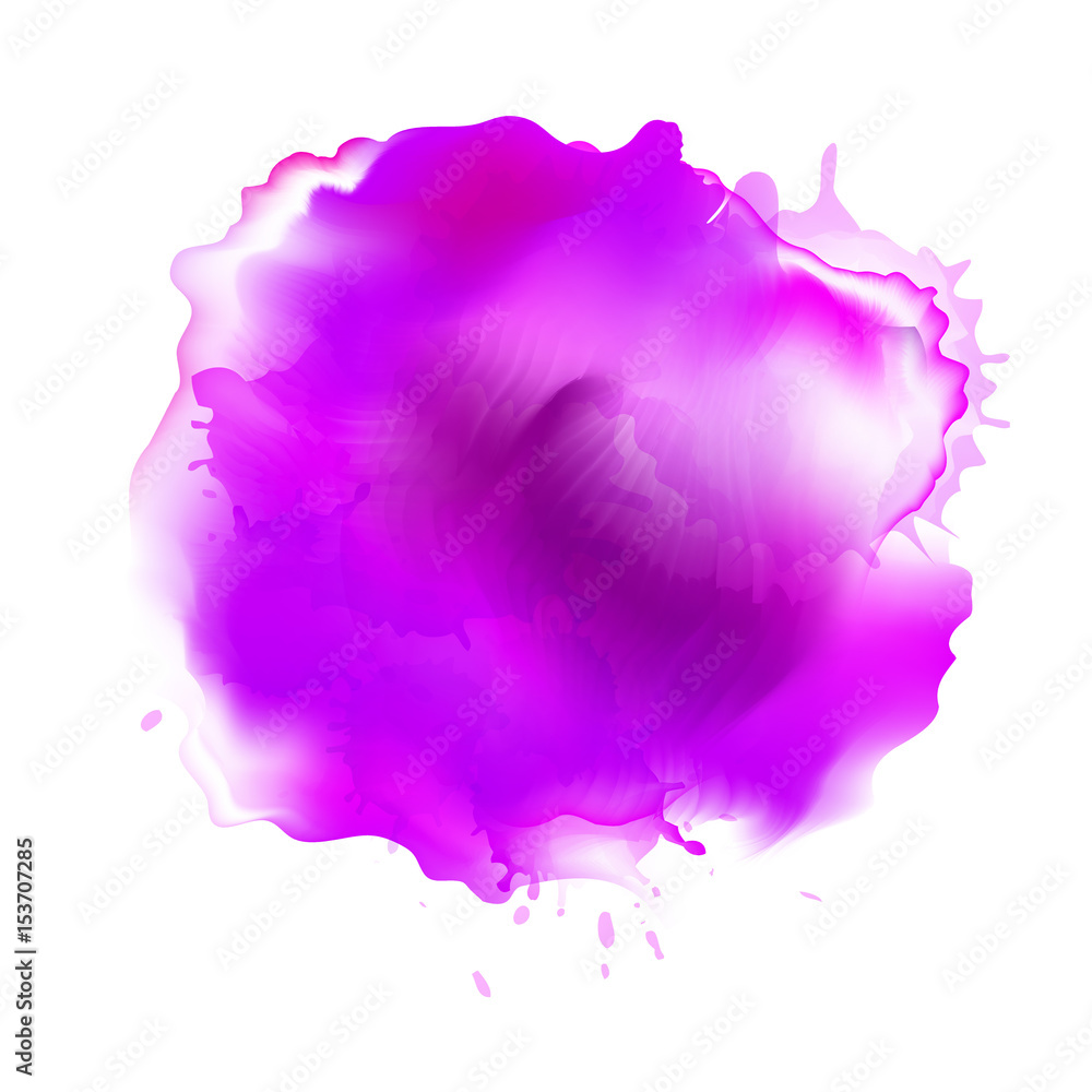 Abstract watercolor stains background. Vector illustration.