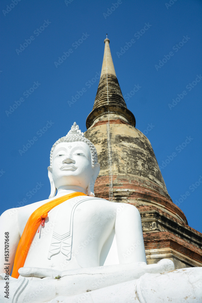 Temple Wat YaiChaiMongkhon in Ayutthaya, Thailand Temple Wat YaiChaiMongkhon in Ayutthaya, Thailand