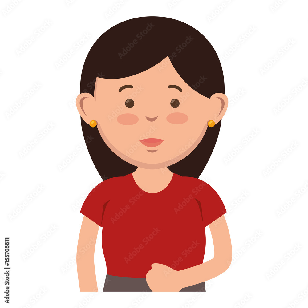 beautiful and young woman character vector illustration design beautiful and young woman character vector illustration design