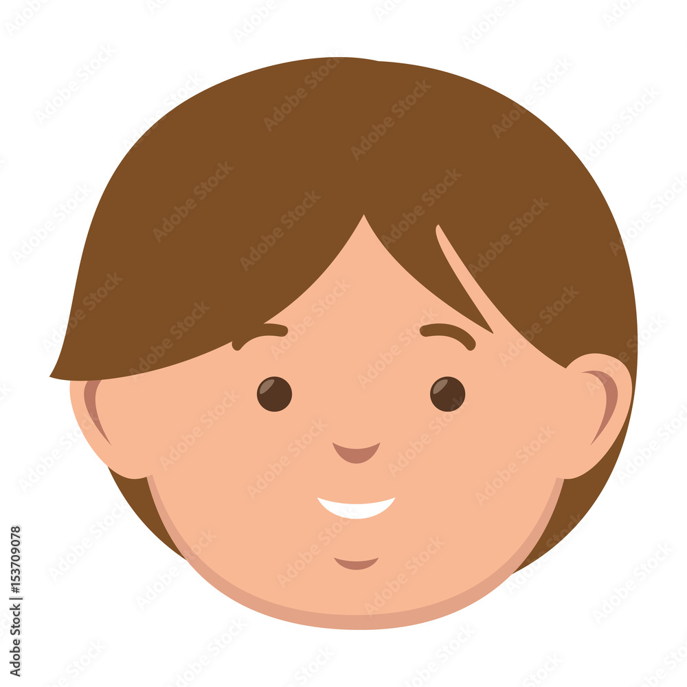 little boy avatar character vector illustration design little boy avatar character vector illustration design