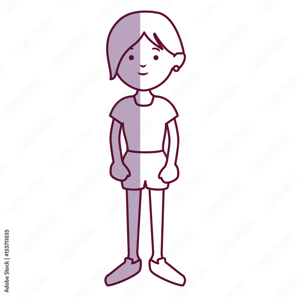 beautiful and young woman character vector illustration design beautiful and young woman character vector illustration design