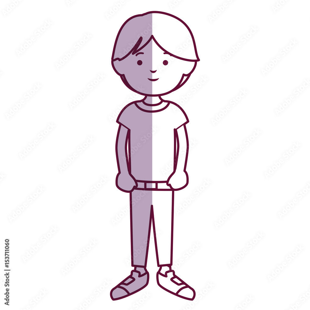 little boy avatar character vector illustration design little boy avatar character vector illustration design