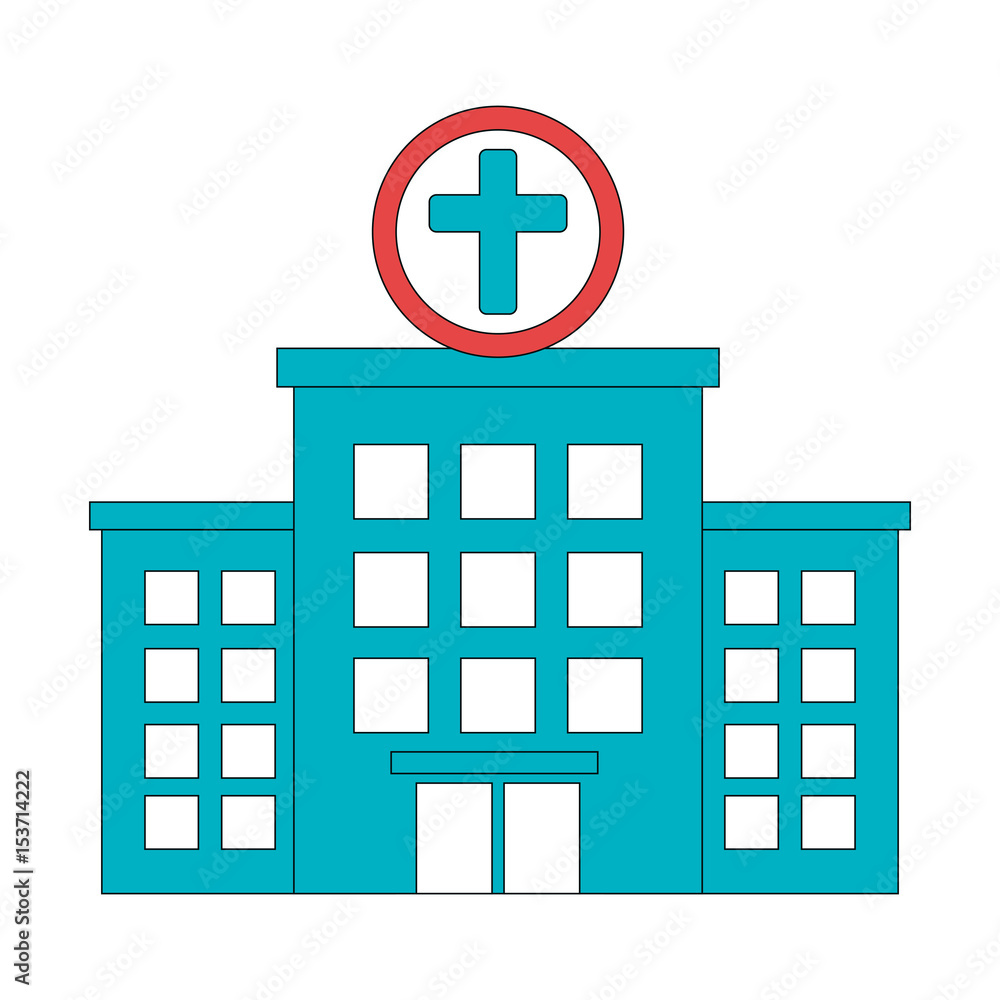 hospital building isolated icon vector illustration design hospital building isolated icon vector illustration design