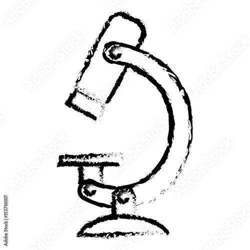 microscope laboratory isolated icon vector illustration design