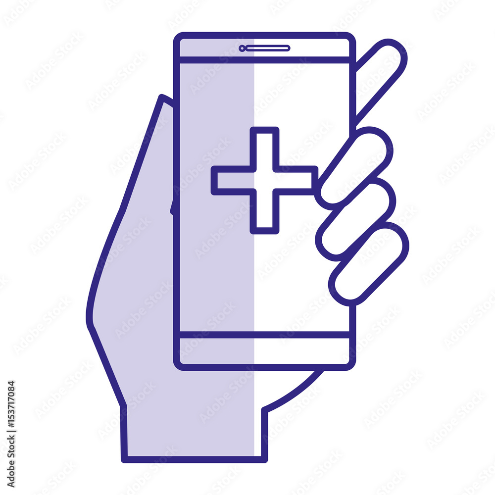 smartphone with medical app vector illustration design smartphone with medical app vector illustration design